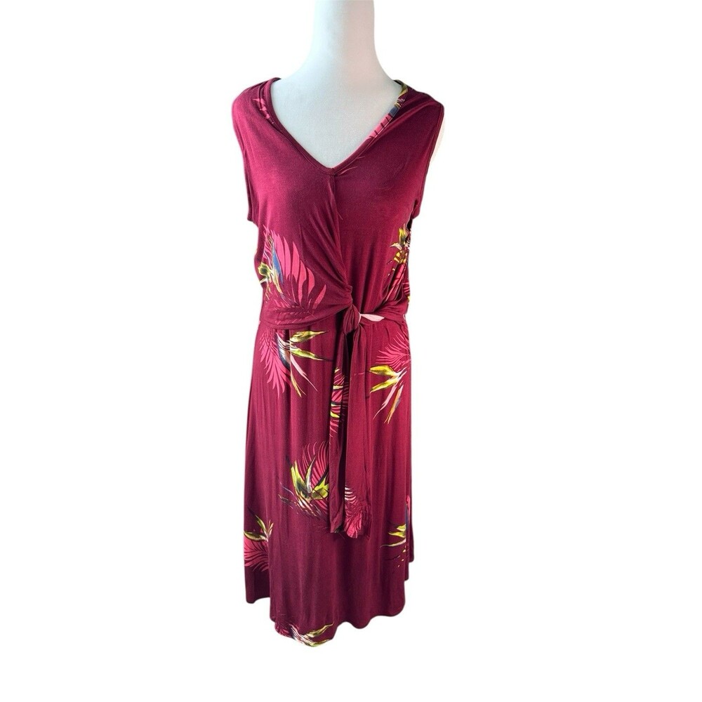 APT.9 Dress Size M Women’s NWT Sleeveless Burgundy Midi Retail $40